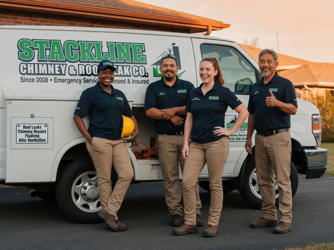 Chimney flashing repair company in Alger, OH